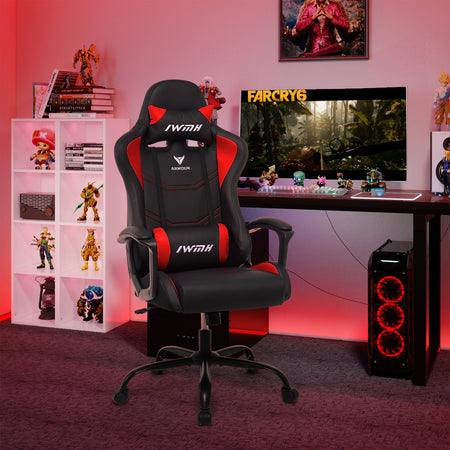 10. Bild von Indy Gaming Racing Chair Kunstleder mit verlängerter Armlehne